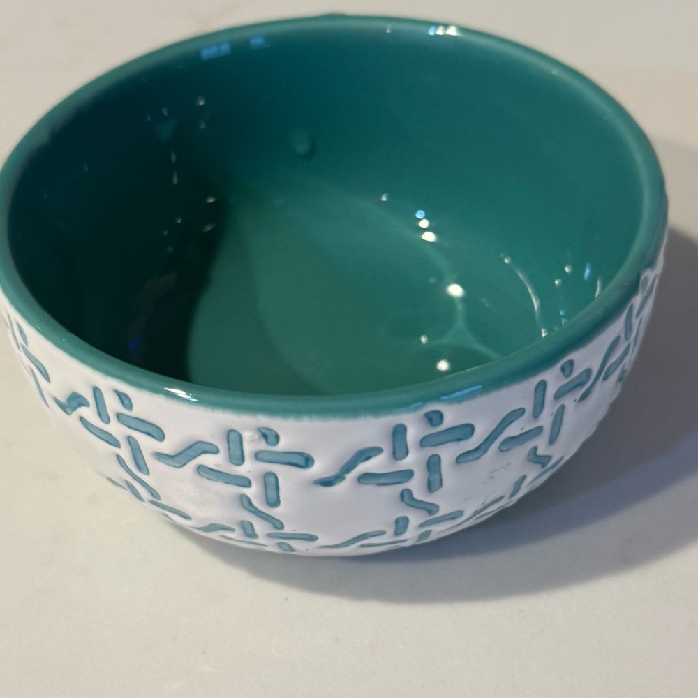 Threshold Stoneware Ceramic Microwave Safe Ramekin Bowl Decorative Blue White - Picture 3 of 6